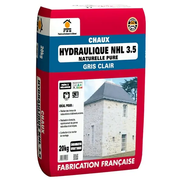 Soldes Chaux hydraulique naturelle - 20kg PRB