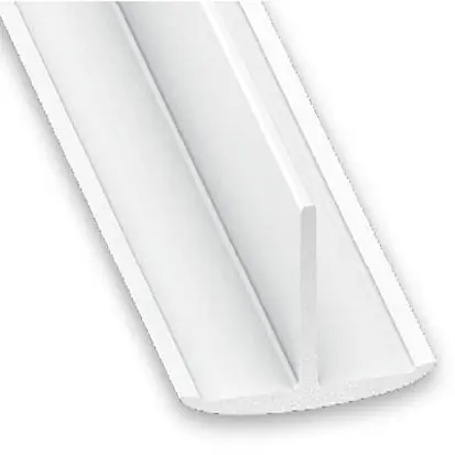 Acheter Direct Profilé en T PVC blanc 25 x 18 mm 2,60 m CQFD