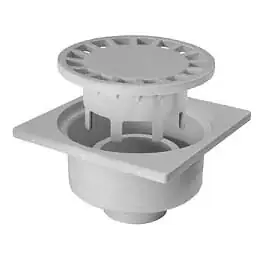 Siphon de cour avec grille - 20x20 cm - Diam.80mm JARDIBRIC Prix Réduit