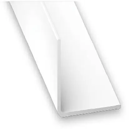 Soldes Cornière égale PVC blanc 25 x 25 mm 2,60 m CQFD