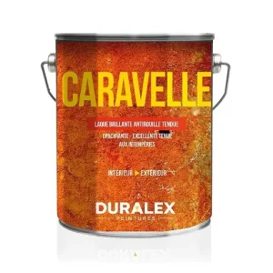 Petit Prix Laque brillante antirouille de finition Caravelle bleu vif 1L - DURALEX - 108100582