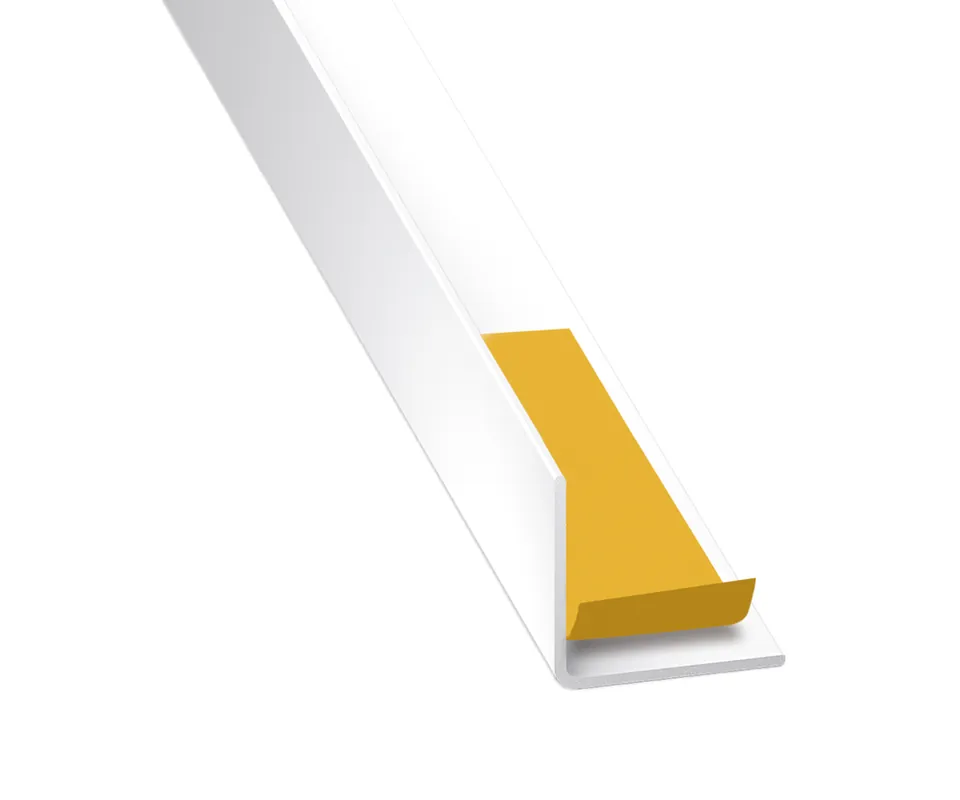Cornière égale adhésive PVC blanc 10 x 10 mm 2,50 m CQFD Soldes
