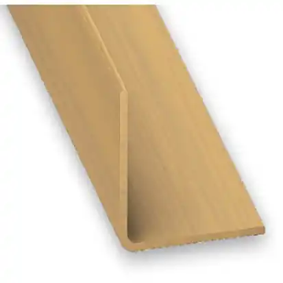 Remise Cornière égale PVC chêne clair 30 x 30 mm 1 m CQFD