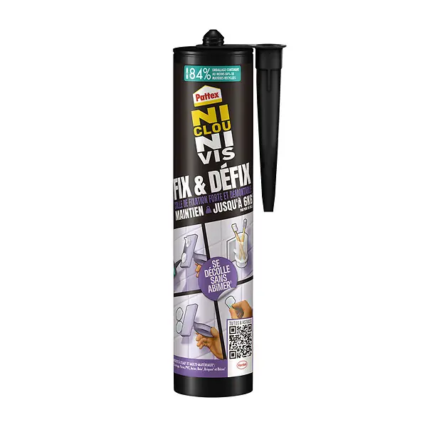 Achetez Aujourd'hui Colle démontable - Fix et Défix - Cartouche 308g PATTEX