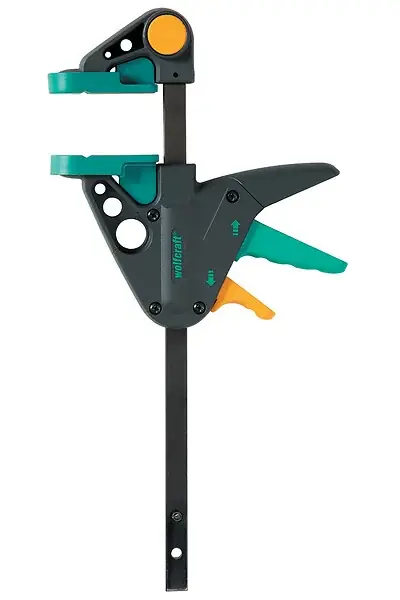 Serre-joint 1 main EHZ Pro - Acier trempé - Ouverture 150mm WOLFCRAFT Nouveauté