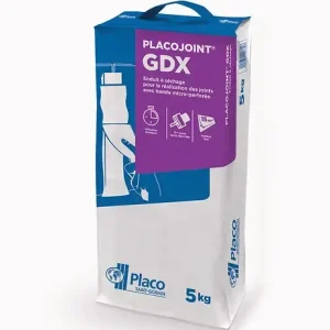 Enduit à joint en poudre - Placojoint GDX - Très blanc - 5kg Remise