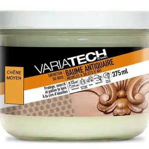 Baume d‘entretien pour bois Antiquaire Chêne moyen 375mL VARIATECH Acheter En Ligne