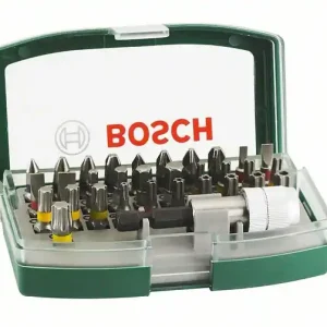 Coffret embouts vissage 32pc - Acier - Code couleur BOSCH Populaire