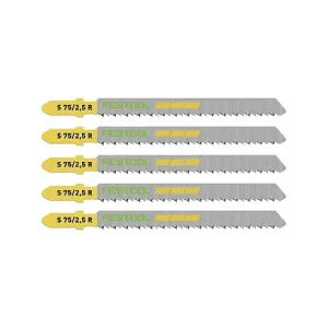 Dernière Chance Set de 5 lames de scie sauteuse WOOD FINE CUT FESTOOL 204259 (75 mm)