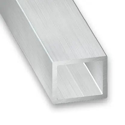 Tube rectangulaire aluminium brut 12 x 10 x 1 mm 1 m CQFD Offre Du Jour