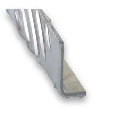 Solde Cornière inégale damier aluminium brut 30 x 50 mm 1 m CQFD