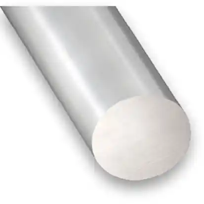 Profilé rond aluminium anodisé incolore diamètre 4 mm 1 m CQFD Prix Choc
