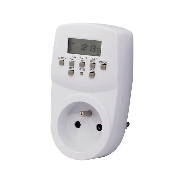 Prise programmateur digital - 20 programmes - 3680W CHACON Expédition Rapide