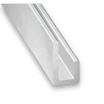 Prix Réduit Cimaise aluminium brut 20 x 10 x 10 x 1,5 mm 2 m CQFD