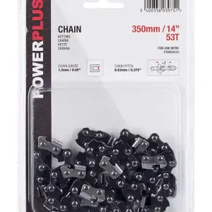 Acheter Direct Chaîne de tronçonneuse 350mm - 53 maillons - 1,3mm POWERPLUS