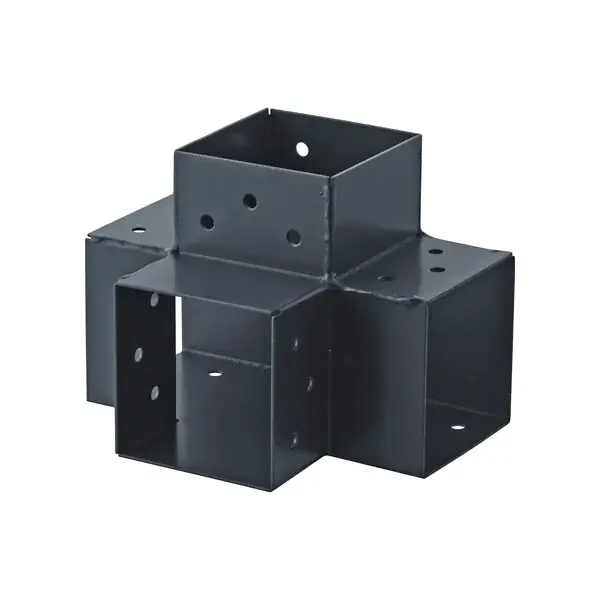 Connecteur 4D poteau 9x9cm - H.20.5xL.15xP.15cm SUKI Meilleure Vente