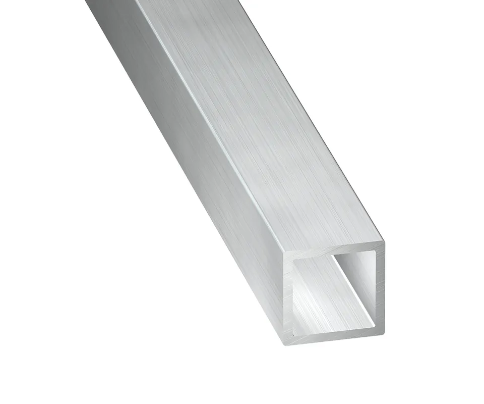Petit Prix Tube carré aluminium brut 16 x 16 x 1,3 mm 1 m CQFD