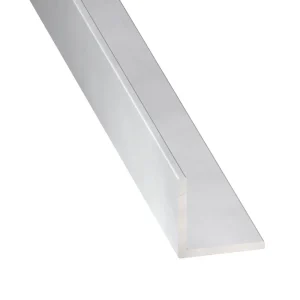 Solde Cornière égale aluminium anodisé incolore 30 x 30 x 1,2 mm 1 m CQFD