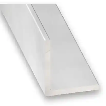 Cornière égale aluminium anodisé incolore 15 x 15 x 1,1 mm 1 m CQFD Vente Flash