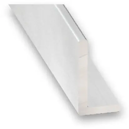 Réduction Cornière inégale aluminium anodisé incolore 15 x 10 x 1 mm 2 m CQFD