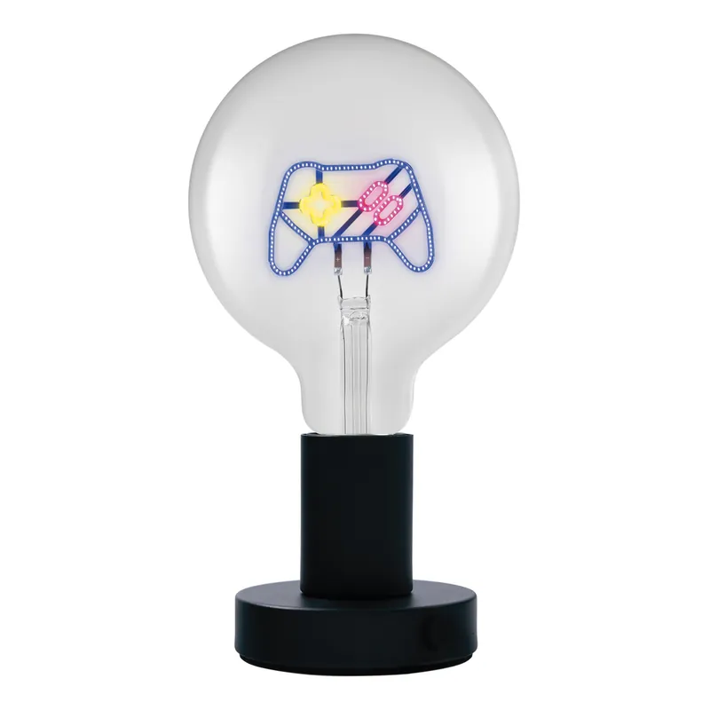 Nouvel Arrivage Lampe à poser avec ampoule à message néon E27 Manette 1,2W - OSRAM