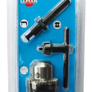 Kit mandrin + clé + adaptateur SDS - serrage 1,5 à 13mm LEMAN Nouveauté