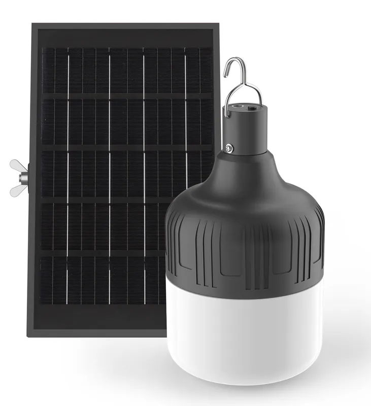 Lanterne à suspendre solaire/USB LED noir IP44 250 lumens Lumière du jour - XANLITE Jusqu'à Épuisement Des Stocks