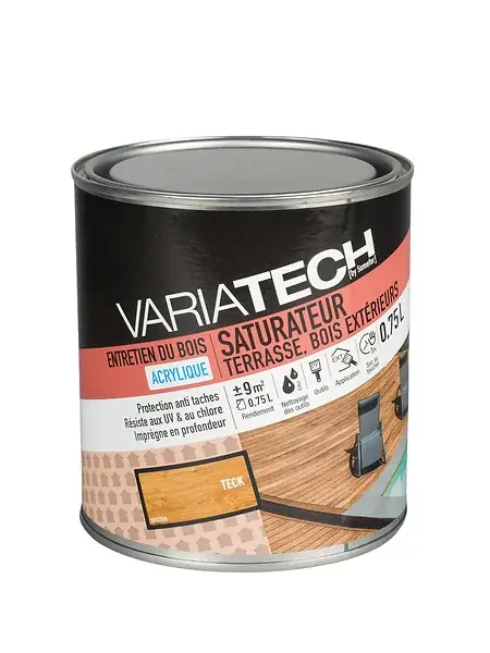 Satisfait Ou Remboursé Saturateur terrasse teck - 0,75L VARIATECH