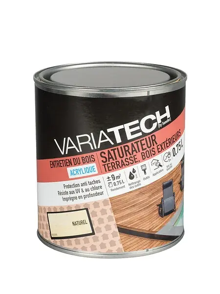 Vente Flash Saturateur terrasse - 0,75L - Naturel VARIATECH