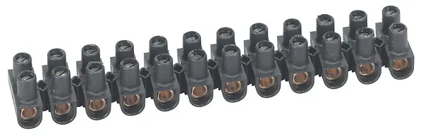 Borne de raccordement Nylbloc 12 plots 25mm² - Noir - 101A LEGRAND Réduction