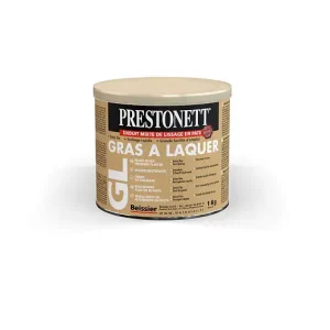 Top Vente Enduit de finition Prestonett Gras à Laquer Blanc 1Kg