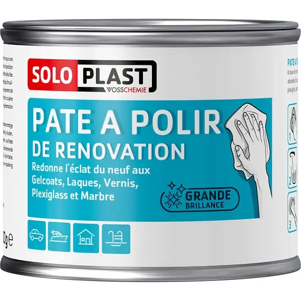 Quantité Limitée Pâte à polir de rénovation - 200 g SOLOPLAST