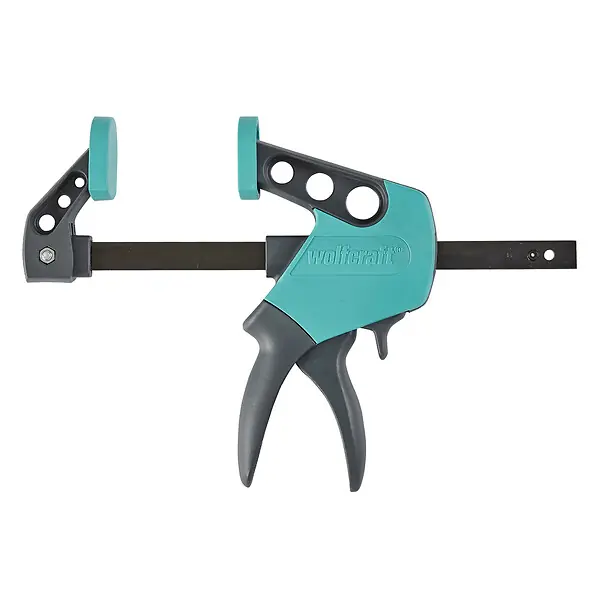 Serre-joint 1 main Easy EHZ - 75mm saillie - 150mm ouverture WOLFCRAFT Retour Gratuit