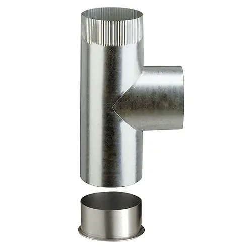 Achat Immédiat Té 90° aluminium pour conduit de cheminée - Diam.153mm