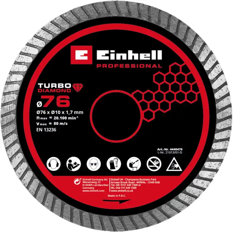 Disque diamant 76 mm - EINHELL Solde