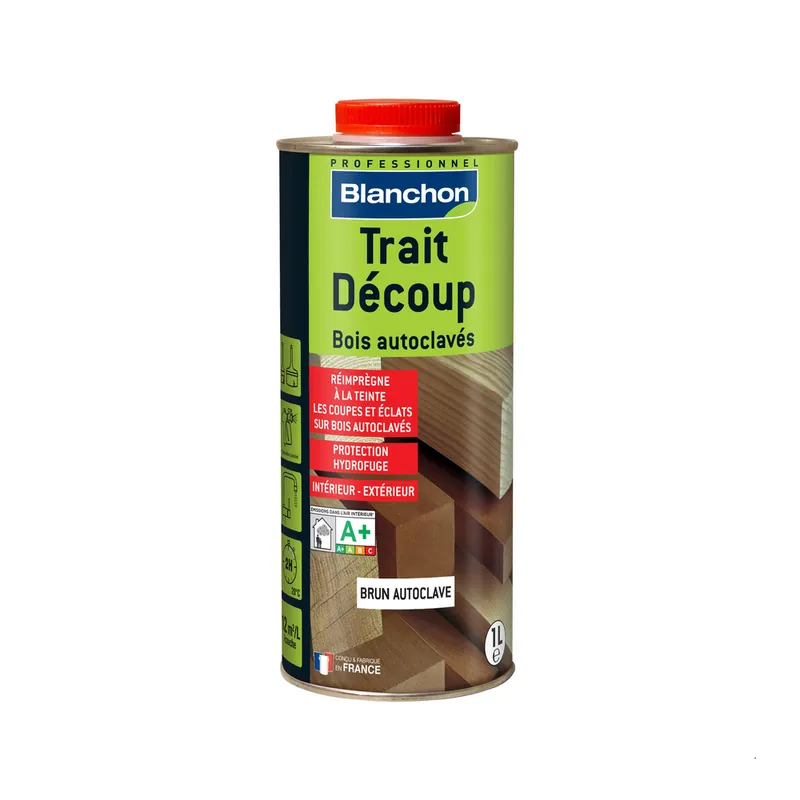 Traitement autoclave brun découpe bois - 1L - HENRY TIMBER Seulement Aujourd'hui