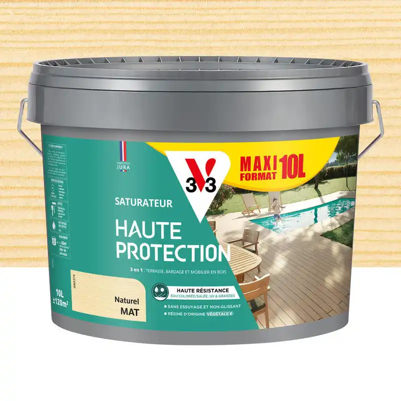 Meilleur Choix Saturateur Haute Protection naturel mat 10L V33