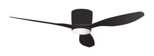 Ventilateur de plafond silencieux avec lumière LED + télécommande Noir Ø107cm - Eole ARLUX Offre Limitée