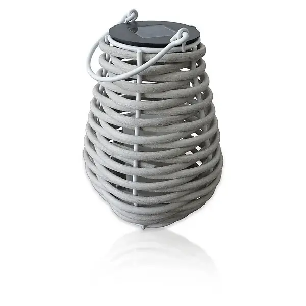 Lanterne solaire tressée Aretha h25cm - Orium Meilleur Choix