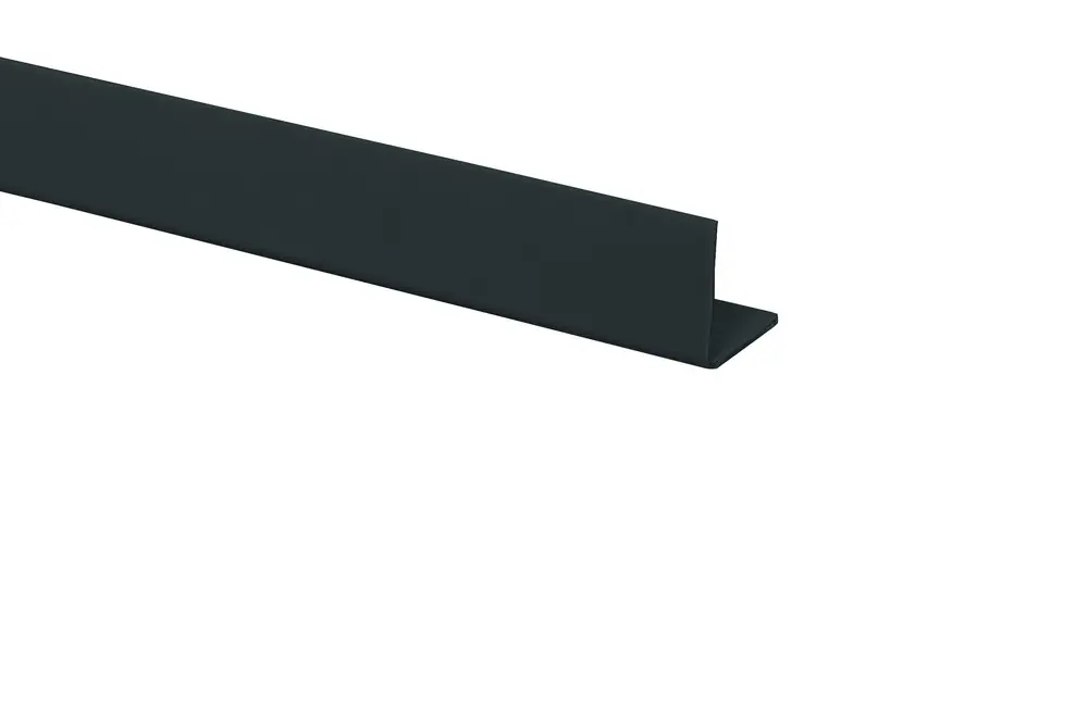 Acheter Direct Cornière égale PVC anthracite 100 x 100 mm 2,60 m CQFD
