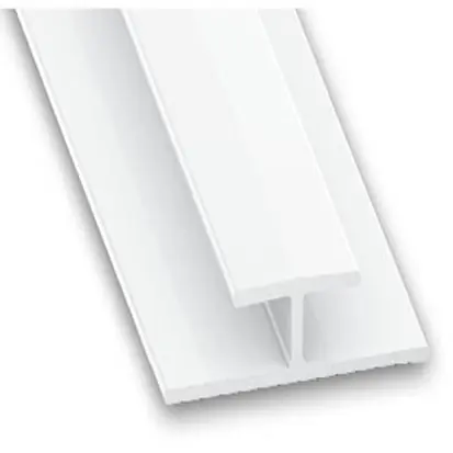 Profilé de raccord pour panneau PVC blanc épaisseur 3,5 mm 2 m CQFD Authentique
