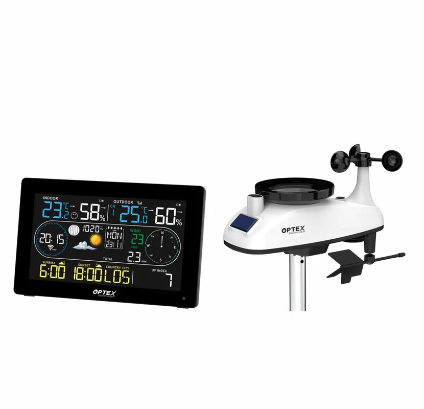 Station météo connectée WiFi Pro et sonde anémomètre - SEMAC Soldes