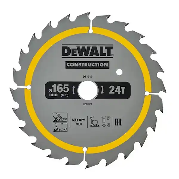 Meilleur Choix Lame de scie circulaire portative DEWALT Carbure Construction