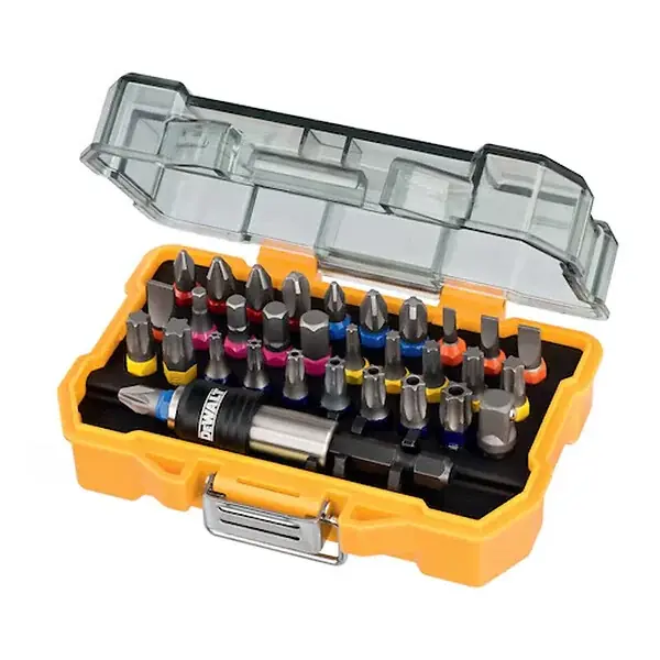 Coffret de 32 pièces avec embouts 25mm, adaptateur et porte-embouts à changement rapide DEWALT DT7969-QZ Solde