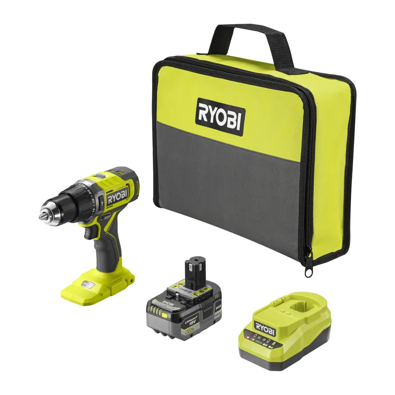 Usine Directe Perceuse-visseuse à percussion 18 V ONE+ avec batterie 4,0 Ah et chargeur RPD18-1C40S - RYOBI