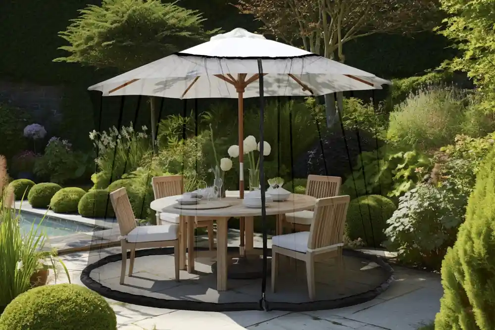 Achetez Aujourd'hui Moustiquaires pour parasol 330x250 cm WINDHAGER