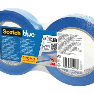 Rouleau de masquage multi surfaces 24 mm x 41 m par 2 SCOTCH Prix Cassé