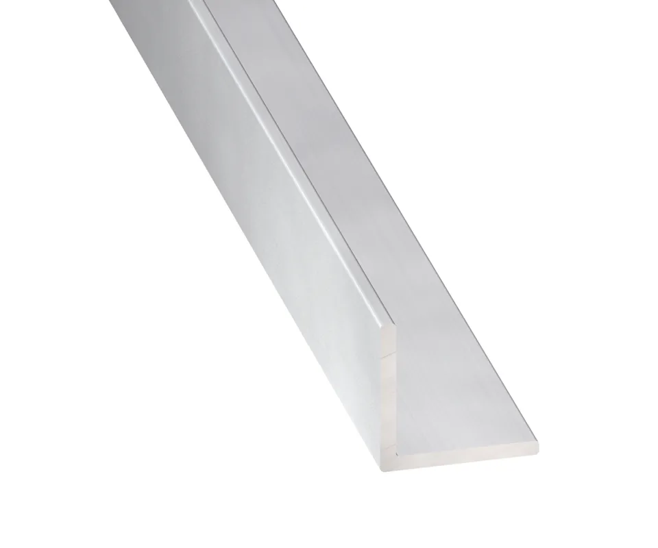 Affaire À Saisir Cornière égale aluminium incolore 20 x 20 x 1,2 mm 2,50 m CQFD
