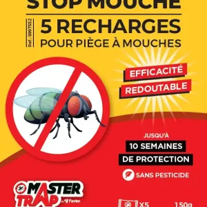 Commander Vite Recharges piège à mouches par 5 MASTER TRAP