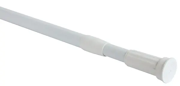 Barre de douche télescopique Clipper - Blanc - 110 à 200cm GELCO Réduction